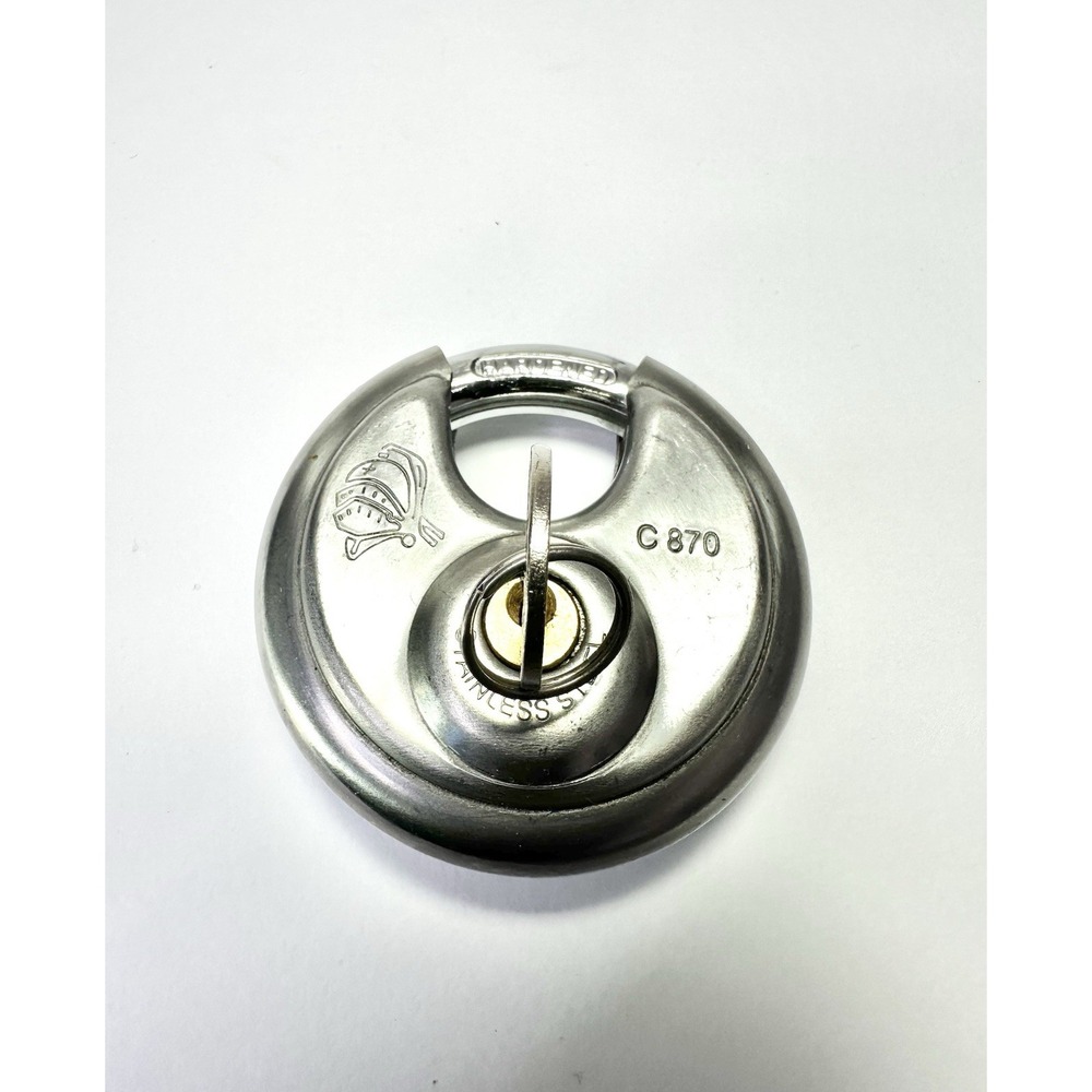 Chateau C870 Heavy Duty Stainless Steel 70mm Disc Padlock Storage Unit Lock